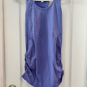 Athleta purple workout tank Top ptp 14-15 length 26 inches size S